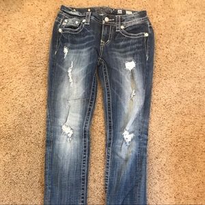 Miss me distressed skinny jeans